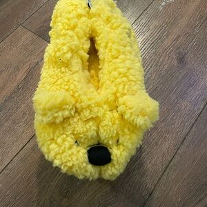 Disney Yellow Winnie the Pooh Cozy Slippers